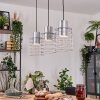 Neran Lampadario a sospensione, Lampada a sospensione Zincato, 3-Luci