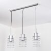 Neran Lampadario a sospensione, Lampada a sospensione Zincato, 3-Luci