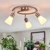 Mirlo Plafoniera, Faretto da soffitto Cromo, Nichel opaco, 3-Luci