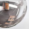 Chehalis Plafoniera, Lampada a sfera 32 cm Grigio fumo, 3-Luci