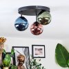 Chehalis Plafoniera, Lampada a sfera 30 cm Blu, Verde, Ramato, 3-Luci