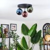Chehalis Plafoniera, Lampada a sfera 30 cm Blu, Verde, Ramato, 3-Luci