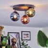 Chehalis Plafoniera, Lampada a sfera 30 cm Blu, Verde, Ramato, 3-Luci