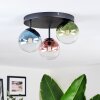 Chehalis Plafoniera, Lampada a sfera 30 cm Blu, Verde, Chiaro, Ramato, 3-Luci