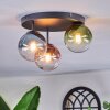 Chehalis Plafoniera, Lampada a sfera 30 cm Blu, Verde, Chiaro, Ramato, 3-Luci