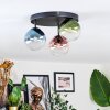 Chehalis Plafoniera, Lampada a sfera 30 cm Blu, Verde, Chiaro, Ramato, 3-Luci