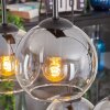 Koyoto Lampadario a sospensione, Lampada a sfera, Lampada a sospensione Ambrato, Chiaro, Grigio fumo, 6-Luci