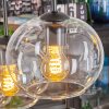 Apedo Lampadario a sospensione, Lampada a sfera, Lampada a sospensione Ambrato, Chiaro, Grigio fumo, 6-Luci