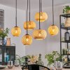 Bauro Lampadario a sospensione, Lampada a sfera, Lampada a sospensione Écru, 6-Luci
