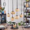 Bauro Lampadario a sospensione, Lampada a sfera, Lampada a sospensione Écru, 6-Luci