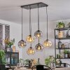 Ripoll Lampadario a sospensione, Lampada a sfera, Lampada a sospensione Ambrato, Chiaro, Grigio fumo, 6-Luci