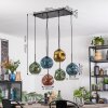 Ripoll Lampadario a sospensione, Lampada a sfera, Lampada a sospensione Blu, Oro, Verde, Ramato, 6-Luci
