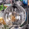 Koyoto Lampadario a sospensione, Lampada a sfera, Lampada a sospensione Ambrato, Chiaro, Grigio fumo, 6-Luci