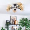 Koyoto Plafoniera, Lampada a sfera Ambrato, Chiaro, 6-Luci