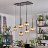 Koyoto Lampadario a sospensione, Lampada a sfera, Lampada a sospensione Ambrato, 6-Luci