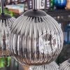 Ripoll Lampadario a sospensione, Lampada a sfera, Lampada a sospensione Grigio fumo, 6-Luci
