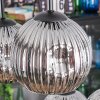 Ripoll Lampadario a sospensione, Lampada a sfera, Lampada a sospensione Cromo, Grigio fumo, 6-Luci