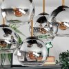 Koyoto Plafoniera, Lampada a sfera Oro, Nero, 5-Luci