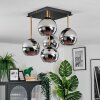 Koyoto Plafoniera, Lampada a sfera Oro, Nero, 5-Luci