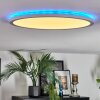 Zuren Plafoniera, Panel LED Bianco, 1-Luce, Cambia colore
