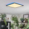 Zuren Plafoniera, Panel LED Nero, 1-Luce, Cambia colore
