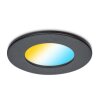 Ramek Plafoniera, Lampada da incasso LED Nero, 3-Luci