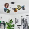 Koyoto Plafoniera, Lampada a sfera 78 cm Blu, Oro, Verde, Chiaro, Ramato, 6-Luci