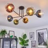 Koyoto Plafoniera, Lampada a sfera 78 cm Blu, Oro, Verde, Chiaro, Ramato, 6-Luci