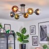 Koyoto Plafoniera, Lampada a sfera 78 cm Blu, Oro, Verde, Chiaro, Ramato, 6-Luci