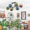 Gastor Plafoniera, Lampada a sfera Blu, Verde, Ramato, 8-Luci