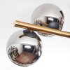 Koyoto Plafoniera, Lampada a sfera Oro, Nero, 8-Luci