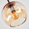 Koyoto Plafoniera, Lampada a sfera Ambrato, 3-Luci