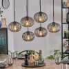 Oravi Lampadario a sospensione, Lampada a sospensione Nero, 6-Luci