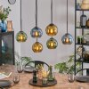 Koyoto Lampadario a sospensione, Lampada a sfera, Lampada a sospensione Blu, Oro, Verde, 6-Luci Koyoto Lampadario a sospensione, Lampada a sfera, Lampada a sospensione Blu, Oro, Verde, 6-Luci