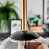 Gastor Plafoniera, Lampada a sfera Oro, Nero, 5-Luci