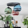 Koyoto Plafoniera, Lampada a sfera Blu, Verde, Ramato, 3-Luci