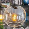 Koyoto Lampadario a sospensione, Lampada a sfera, Lampada a sospensione Ambrato, Chiaro, Grigio fumo, 6-Luci
