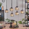 Ripoll Lampadario a sospensione, Lampada a sfera, Lampada a sospensione Chiaro, Grigio fumo, 6-Luci