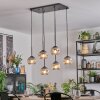 Ripoll Lampadario a sospensione, Lampada a sfera, Lampada a sospensione Chiaro, Grigio fumo, 6-Luci