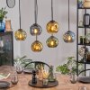 Ripoll Lampadario a sospensione, Lampada a sfera, Lampada a sospensione Blu, Oro, Verde, 6-Luci