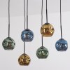 Ripoll Lampadario a sospensione, Lampada a sfera, Lampada a sospensione Blu, Oro, Verde, 6-Luci