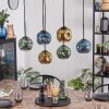 Ripoll Lampadario a sospensione, Lampada a sfera, Lampada a sospensione Blu, Oro, Verde, 6-Luci