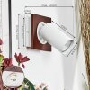 Dalan Applique, Faretto da parete LED Écru, Bianco, 1-Luce
