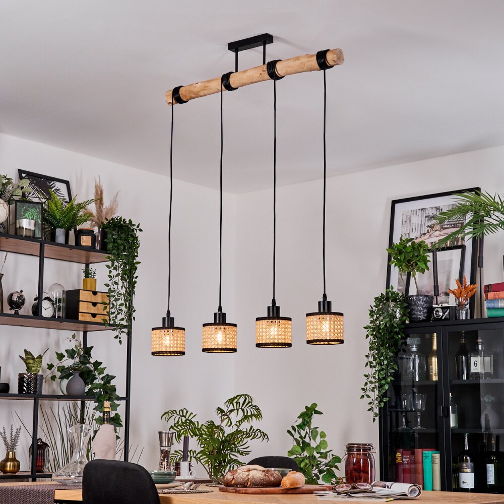 Ramila Lampadario a sospensione, Lampada a sospensione Écru, Nero, 4-Luci main product photo
