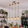 Bongal Lampadario a sospensione, Lampada a sospensione Écru, Nero, 4-Luci