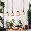 Bongal Lampadario a sospensione, Lampada a sospensione Écru, Nero, 4-Luci