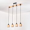 Bongal Lampadario a sospensione, Lampada a sospensione Écru, Nero, 4-Luci