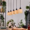 Cavaca Lampadario a sospensione, Lampada a sospensione Écru, Nero, 5-Luci