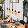 Cavaca Lampadario a sospensione, Lampada a sospensione Écru, Nero, 5-Luci