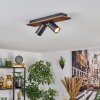 Dalan Plafoniera, Faretto da soffitto LED Écru, Nero, 2-Luci